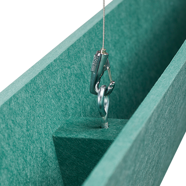 Akustikplatte V-Schallwand