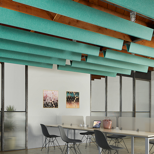 Akustikplatte V-Schallwand